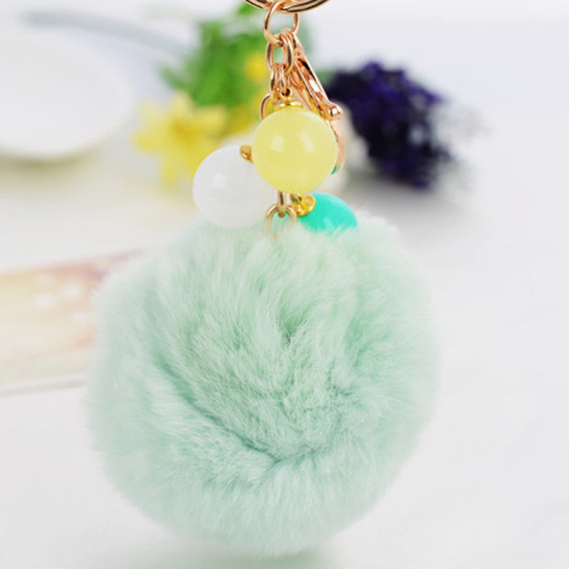 Wholesale Cute Plush Car Key Chain Ring